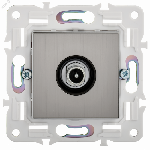 SKANDY Розетка TV проходная SK-A17N никель IEK