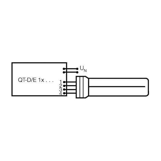 Лампа люминесцентная компакт. DULUX D/E 18W/830 G24q-2 OSRAM 4050300327211