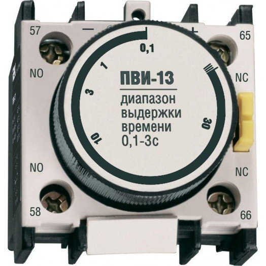 Приставка ПВИ 13 0.1-3сек 1НО+1НЗ IEK KPV10-11-3