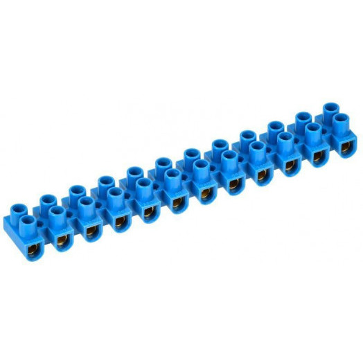 Колодка клеммная ЗВИ-5 н/г 1.5-4.0кв.мм 12 пар син. IEK UZV6-005-04