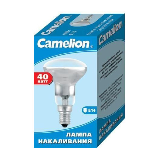Лампа накаливания MIC R50 40Вт E14 Camelion 8977