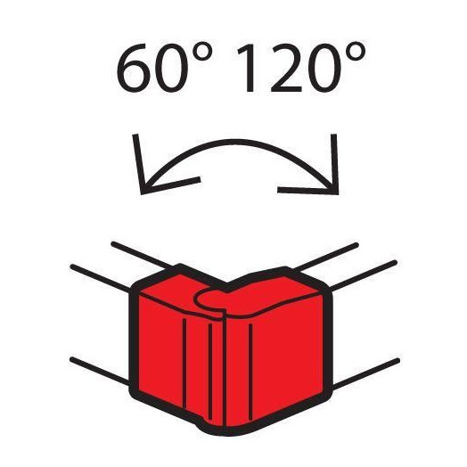 Угол внешний 160х50мм METRA Leg 638092