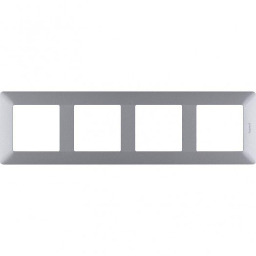 Рамка 4-м Valena Life универсальная алюм. Leg 754134