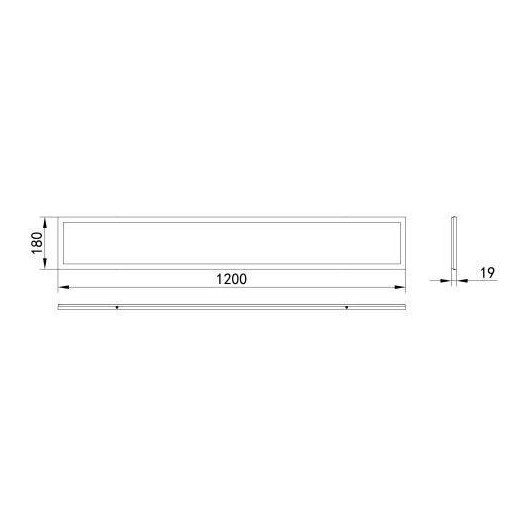 Светильник светодиодный SPO-7-72-6K-P (4) 72Вт 6500К 1200х180х19 призма Эра Б0026957