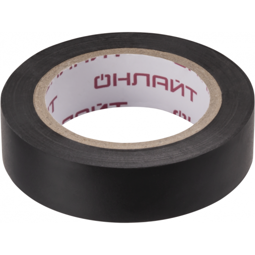 Изолента ПВХ 71 674 OIT-B15-10/BL черн. ОНЛАЙТ 71674