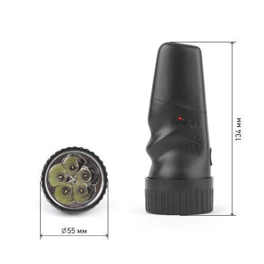 Фонарь аккумуляторный SDA30M-Box NEW 5LED аккум. NiMH (картон. упак.) Эра Б0020023