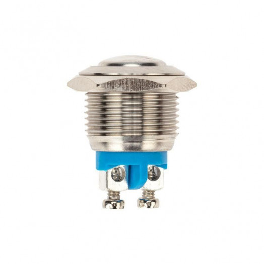 Кнопка антивандальная d16 Б/Фикс (2с винт) OFF-(ON) сфера (A16-A2) Rexant 36-3230