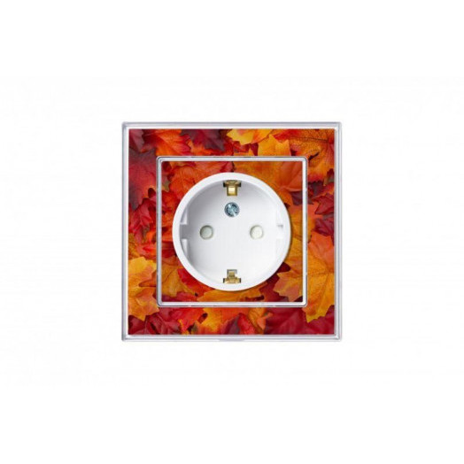 Розетка 1-м СП AtlasDesign Art 16А IP20 с заземл. защ. шторки механизм бел. SE ATN200145