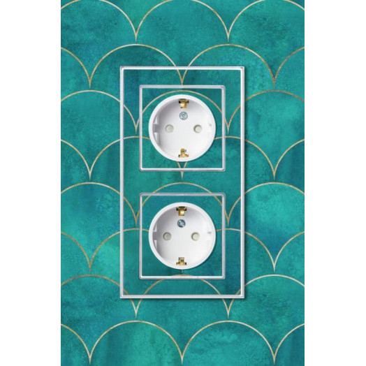 Розетка 1-м СП AtlasDesign Art 16А IP20 с заземл. защ. шторки механизм бел. SE ATN200145