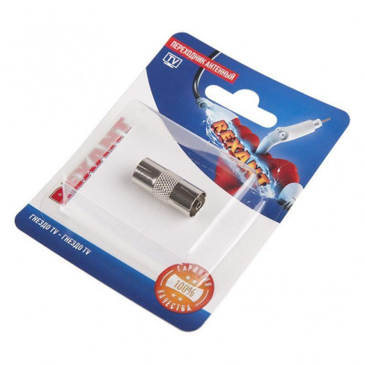 Переходник антенный гнездо TV-гнездо TV блист. Rexant 06-0029-A