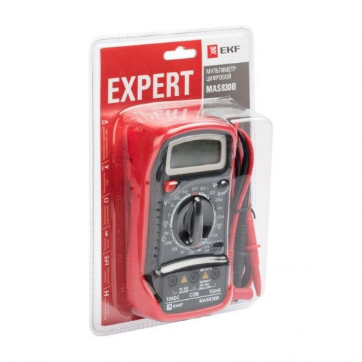 Мультиметр цифровой MAS830B Master EKF In-180701-pm830B