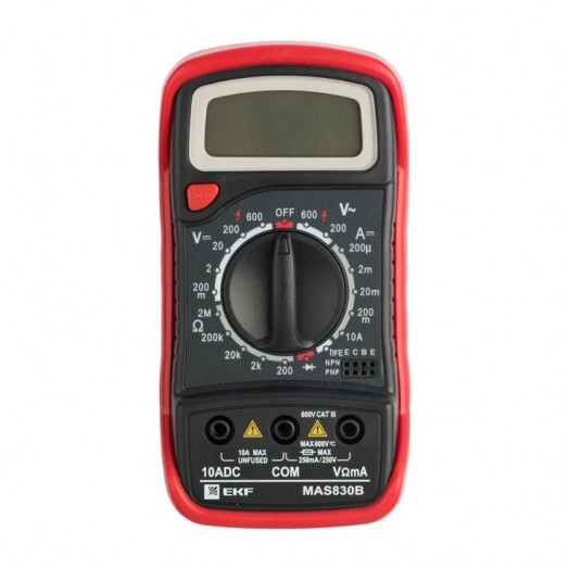 Мультиметр цифровой MAS830B Master EKF In-180701-pm830B