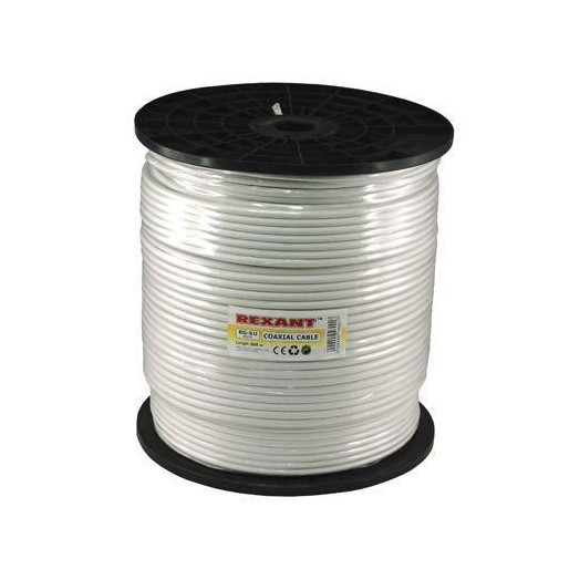 Кабель RG-6U (64%) 75Ом Б (уп.305м) Rexant 01-2203