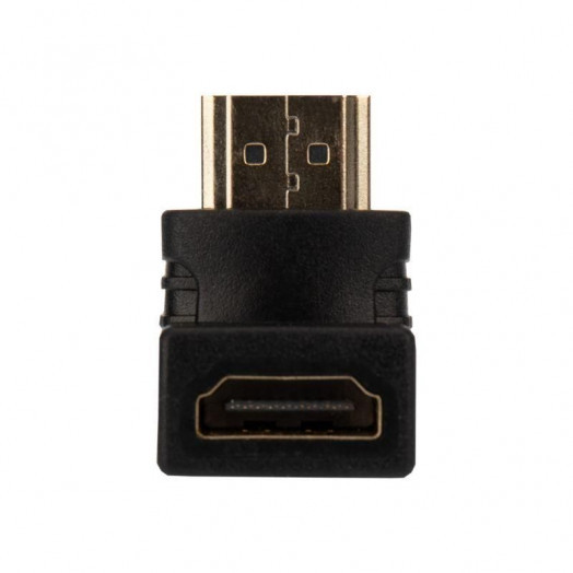 Переходник аудио гнездо HDMI - штекер HDMI угловой блист. Rexant 06-0176-A