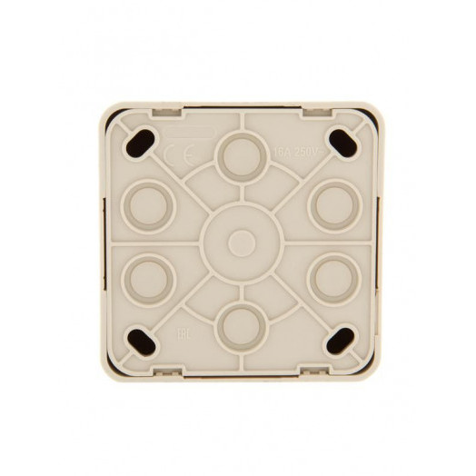 Розетка компьютерная 1-м ОП Viola RJ45 крем. LEZARD 751-0300-139