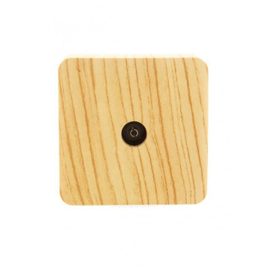 Розетка телевизионная оконечная TV 1-м ОП Viola беленый дуб LEZARD 751-5200-130