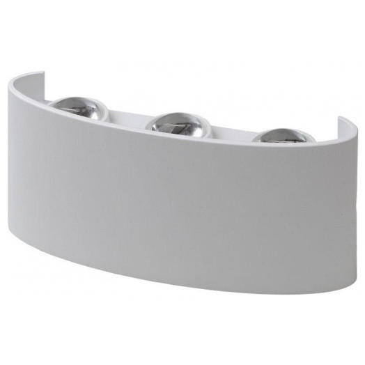 Светильник WL12 WH декор. подсветка светодиод. 6х1Вт IP54 бел. ЭРА Б0034610