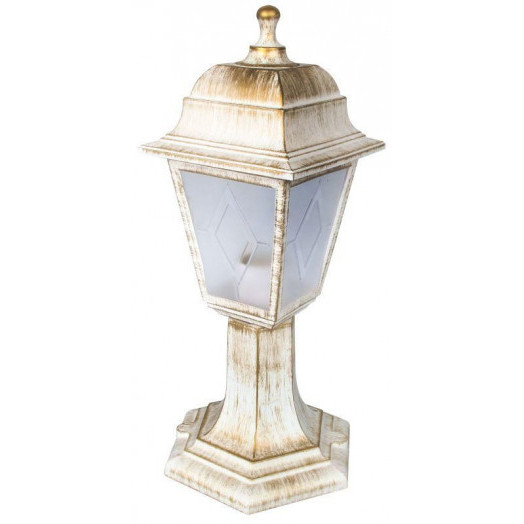 Светильник садово-парковый PP4204 C66 НТУ 04-60-001 У1 "Оскар" 4-гран. пласт. +пласт. бел. бронза Camelion 13841