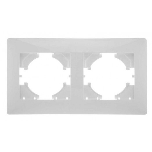 Рамка 2-м Bravo бел. GUSI С1020-001