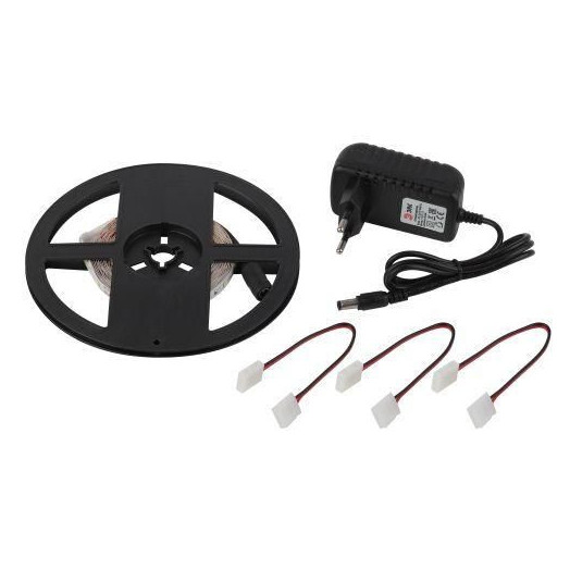 Комплект светодиодной ленты 2835kit-4.8-60-12-IP20-6500 холод. бел. 12В (в комплекте: LED лента на двустороннем скотче; источник питания; коннекторы) (уп.5м) Эра Б0043061