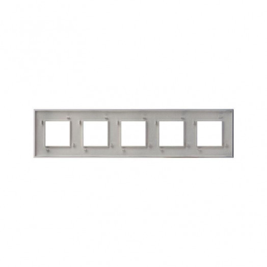 Рамка 5-м 10мод. Avanti "Закаленная сталь" DKC 4404900