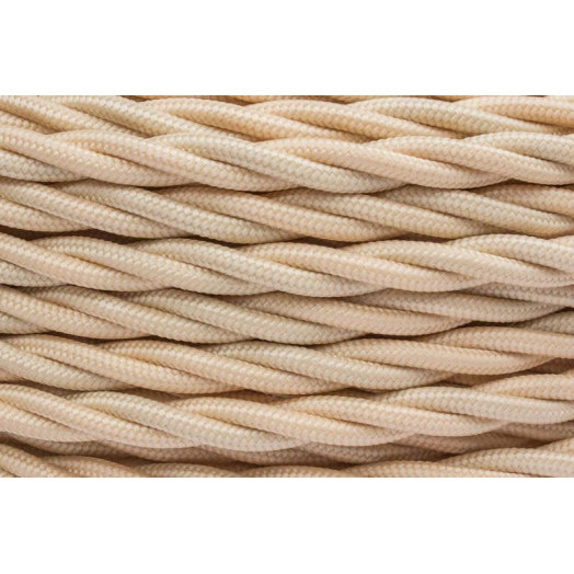 Провод ретро 3х2.5 матов. зол./песочн. (уп.20м) Bironi B1-435-719-20