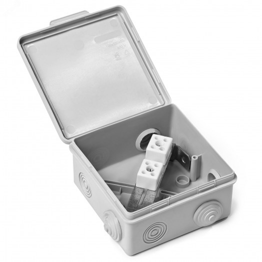 PTK-Accessories КМОПГ (4к х 2.5мм) IP54 Коробка   монтажная огнестойкая пластиковая герметичная     IP54, 4 контактов для кабеля до 2.5мм2