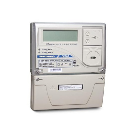 Счетчик CE303 S31 543 JAVZ 3ф 5-10А класс точн. 0.5S/0.5 многотариф. Энергомера 101004003011793