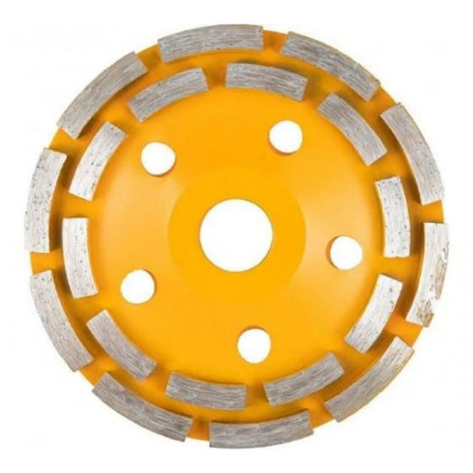 Чашка алмазная зачистная 125мм двухрядная Вихрь 73/10/3/6