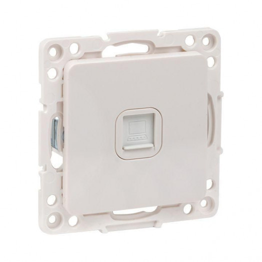 Розетка компьютерная 1-м Стокгольм RJ45 механизм бел. PROxima EKF EYK01-035-10