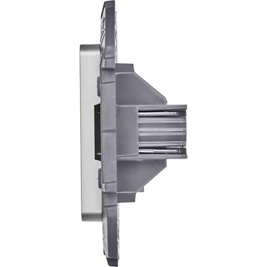 Розетка телефонная Inspiria RJ11 механизм алюм. Leg 673822