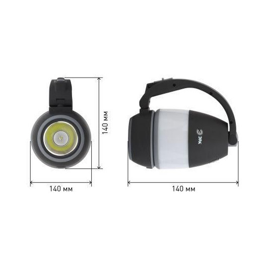 Фонарь-прожектор PA-706 трансформер 3 в 1 (прожектор - кемпинговый фонарь - настольный) Эра Б0042661