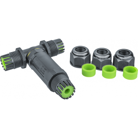 Коннектор кабельный T-образный 82 832 NTB-T01-3P-IP68 3PIN Navigator 82832