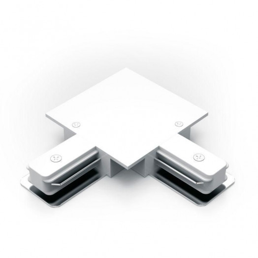 Коннектор Track однофазный для встраив. трековых шинопроводов угловой (L) бел. GAUSS TR134