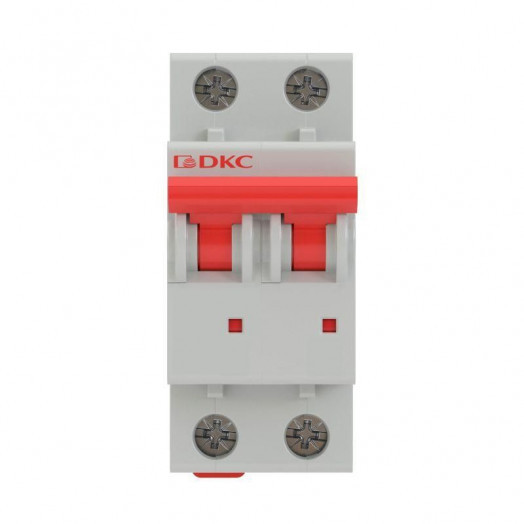 Выключатель автоматический модульный 2п C 63А 6кА MD63 YON MD63-2C63-6