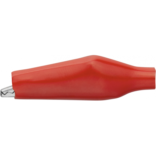 Зажим "крокодил" 5А 80 872 OAC-5A-40-R25 красн. ОНЛАЙТ 80872