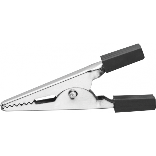 Зажим "крокодил" 5А 80 850 OAC-5A-52-B25 черн. ОНЛАЙТ 80850