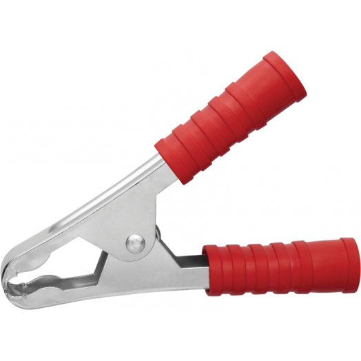 Зажим "крокодил" 100А 80 866 OAC-100A-105-R25 красн. ОНЛАЙТ 80866