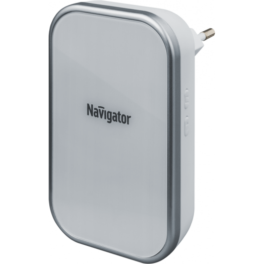 Звонок электрический NDB-D-AC03-1V1-WH NAVIGATOR 80506