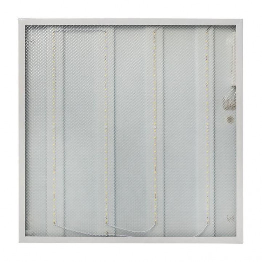 Светильник светодиодный ДУО-4101-Z 36Вт 4000К IP20 3600лм 595х595 ДВО призма панель Basic EKF LPL-4101-Z-36-4000