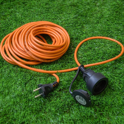 Удлинитель 1х10м без заземл. 6А IP44 UG /UCK-1N/2х075/10M/O ORANGE ПВС 2х075 в бухте оранж. Uniel UL-00009858