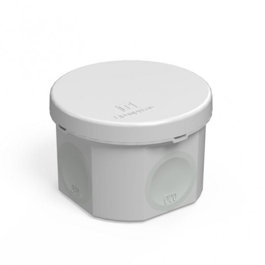 Коробка распределительная 70х50 двухкомпонентная безгалоген. (HF) для прямого монтажа Промрукав 60-0110