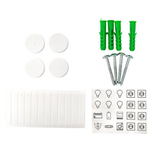 Щит слаботочный навесной Unix 4 габарит IP41 бел. дверь увеличенный PROxima EKF ux-4m-nw-xl