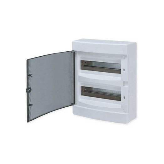 Щит распределительный навесной Unix 2х12мод. IP41 прозр. дверь PROxima EKF ux-2x12-n