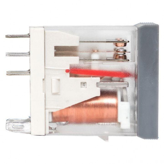 Реле промежуточное с кнопкой и мех. индикацией RPAt 22/2 8А 24В DC EKF rpat-22-2-24DC