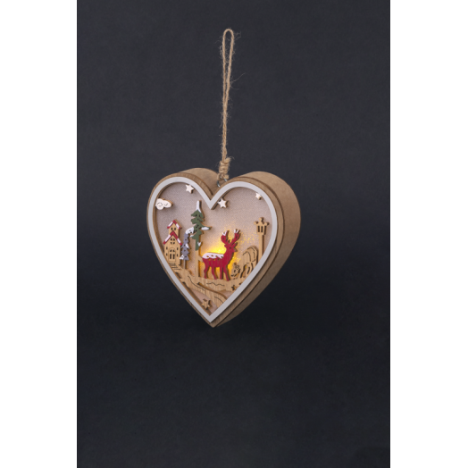 Гирлянда светодиодная "Игрушка сердце" 95 055 NGF-D045-06 Navigator 95055