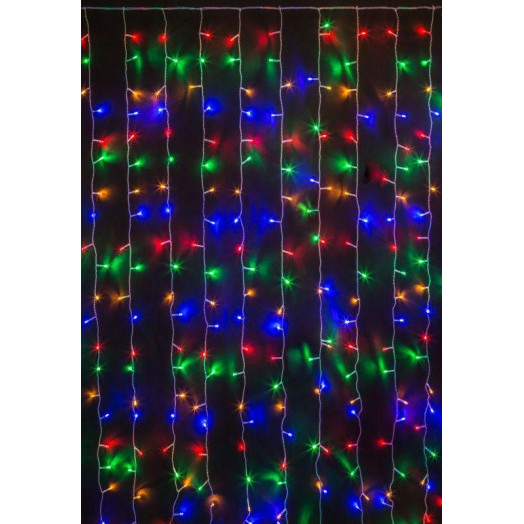 Гирлянда светодиодная "Занавес" 95 120 NGF-D030-08 6х2.5м RGBY IP44 Navigator 95120