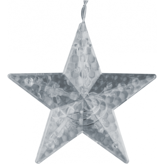 Гирлянда светодиодная "Бахрома" "Арка звезды" 95 033 NGF-D038-01 2.5х0.8м CW IP20 Navigator 95033