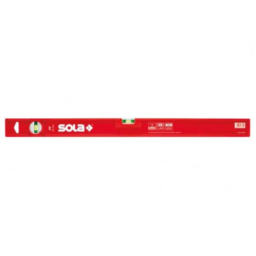 Уровень пластиковый PF 80 L=80см 2 глазка точн. 1.00мм/м SOLA 01413101