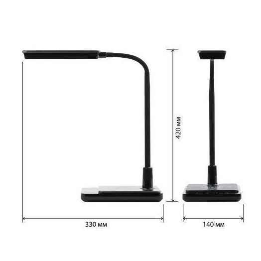 Светильник светодиодный NLED-499-10W-BK настольный черн. ЭРА Б0052777